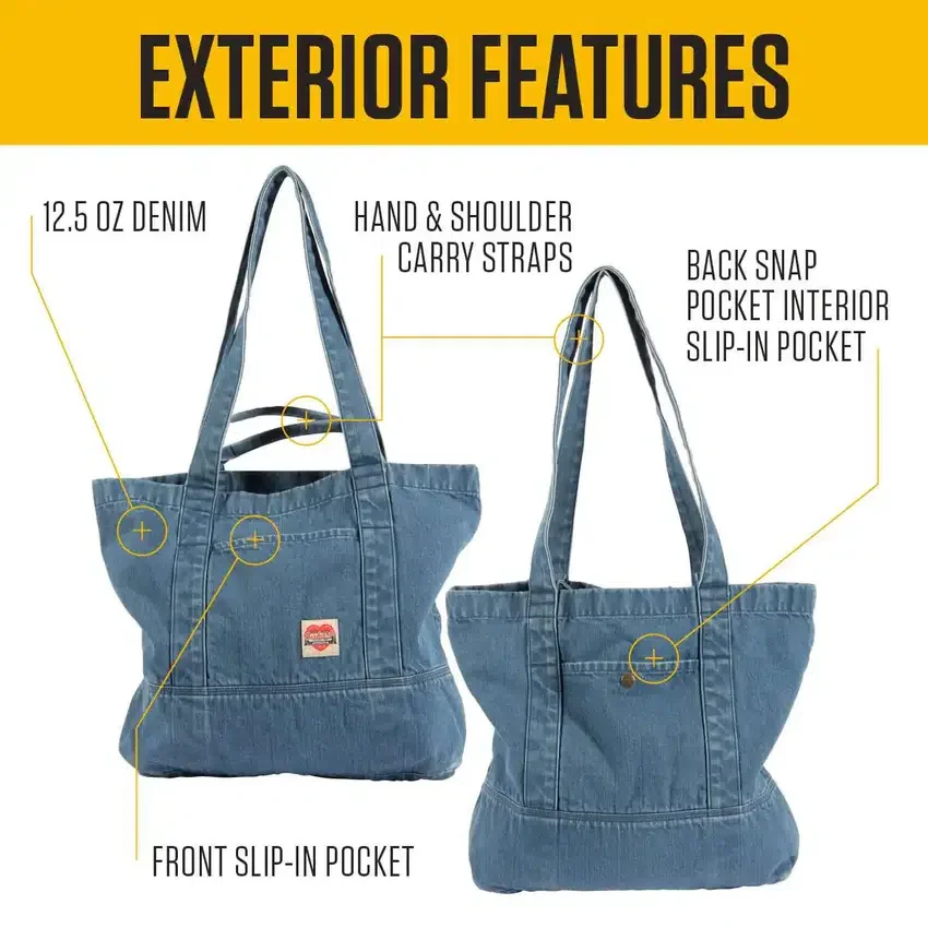 18L Denim-Tragetasche