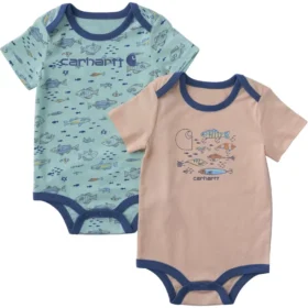 2-teiliges Kurzarm-Fisch-Body-Set für Jungen (Baby)