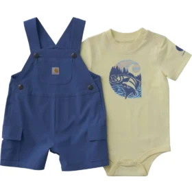 2-teiliges Set für Jungen: Armlinge-Body & Shorts mit Cargotaschen (Baby)