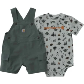 2-teiliges Set für Jungen: Armlinge-Body & Shorts mit Cargotaschen (Baby)
