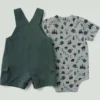2-teiliges Set für Jungen: Armlinge-Body & Shorts mit Cargotaschen (Baby)