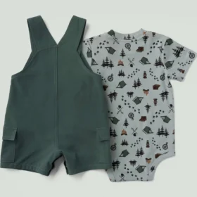 2-teiliges Set für Jungen: Armlinge-Body & Shorts mit Cargotaschen (Baby)
