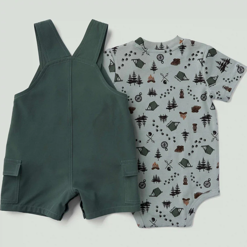 2-teiliges Set für Jungen: Armlinge-Body & Shorts mit Cargotaschen (Baby)