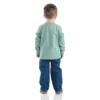 2-teiliges Set für Jungen: Langarm-Hemd mit Hundemotiv & Jeanshose (Kleinkinder)