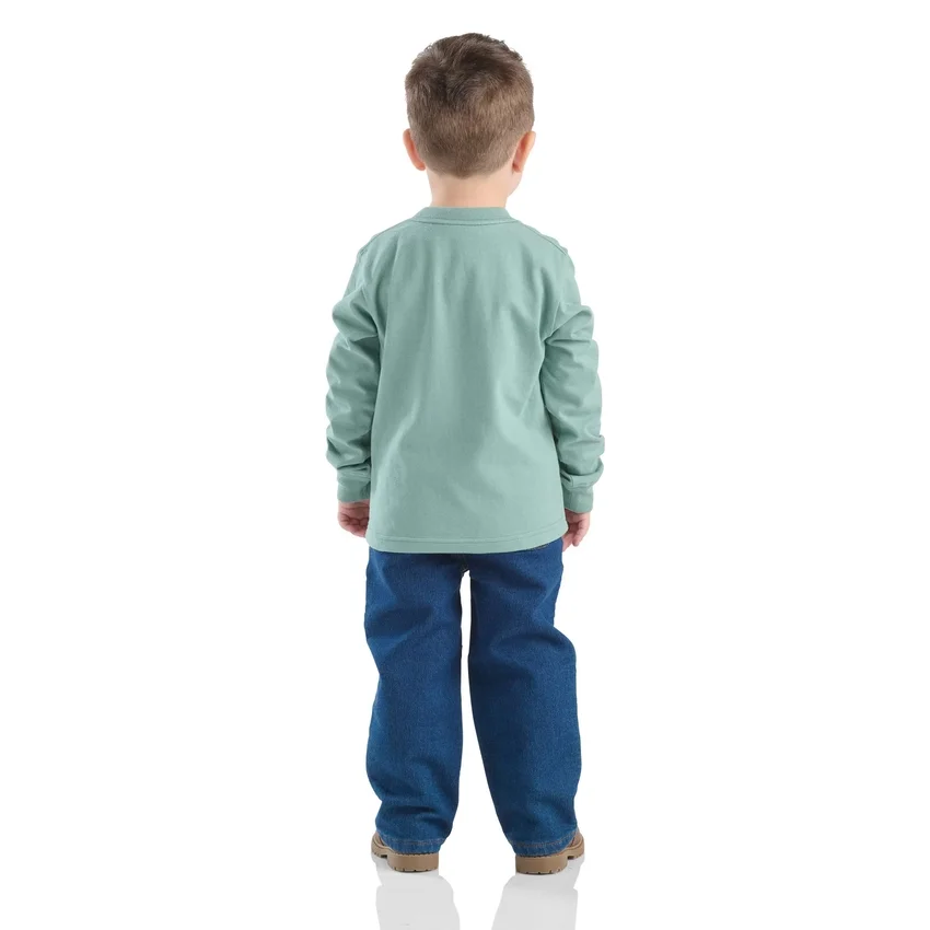 2-teiliges Set für Jungen: Langarm-Hemd mit Hundemotiv & Jeanshose (Kleinkinder)