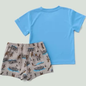 2-teiliges Set für Jungen: Sun Defender® Force®-Hemd mit kurzen Armlingen & gewebte Shorts (Baby)