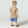 2-teiliges Set für Knaben: bedrucktes Hemd mit Armlingen & Canvas-Shorts (Kleinkinder)