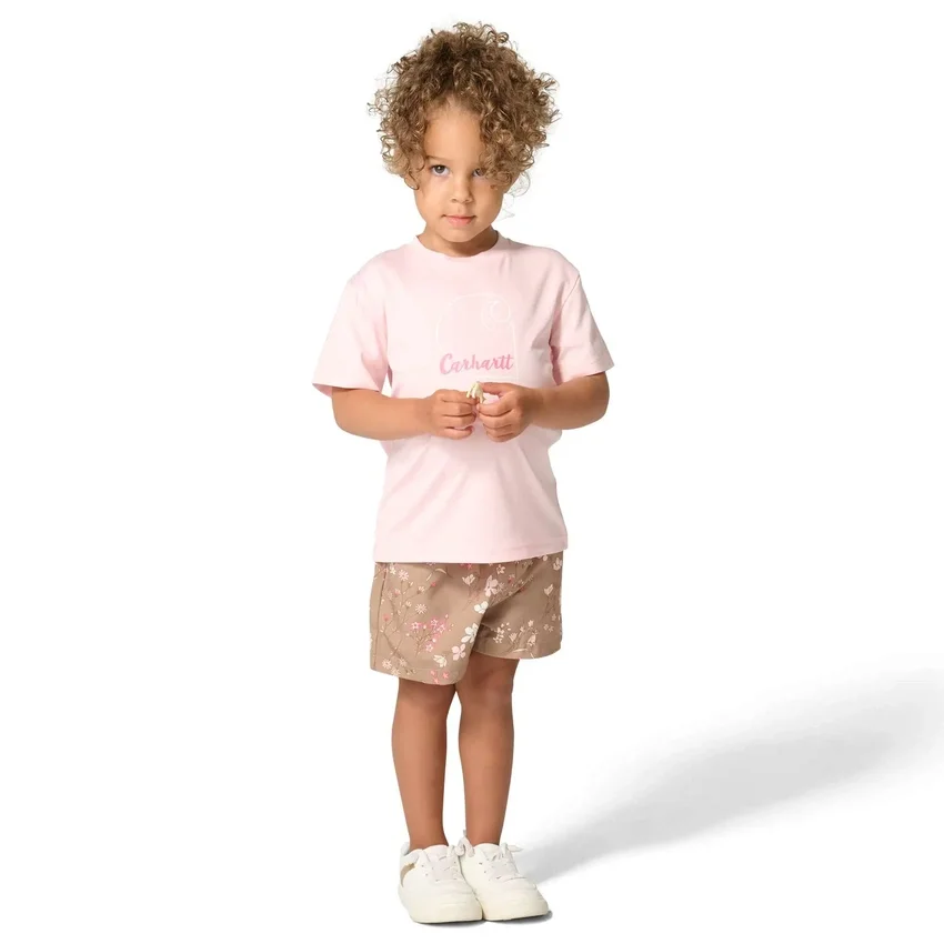 2-teiliges Set für Mädchen: Kurzarm-Hemd «Force Sun Defender™» & bedruckte Shorts mit elastischem Bund (Kleinkinder)