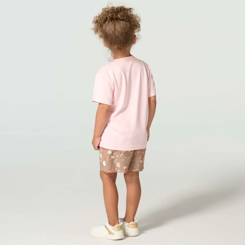2-teiliges Set für Mädchen: Kurzarm-Hemd «Force Sun Defender™» & bedruckte Shorts mit elastischem Bund (Kleinkinder)