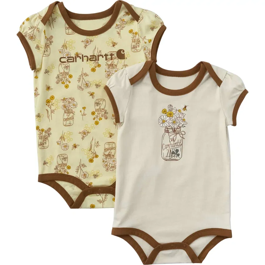 2-teiliges Set mit Armlingen für Mädchen mit Bienenprint (Baby)
