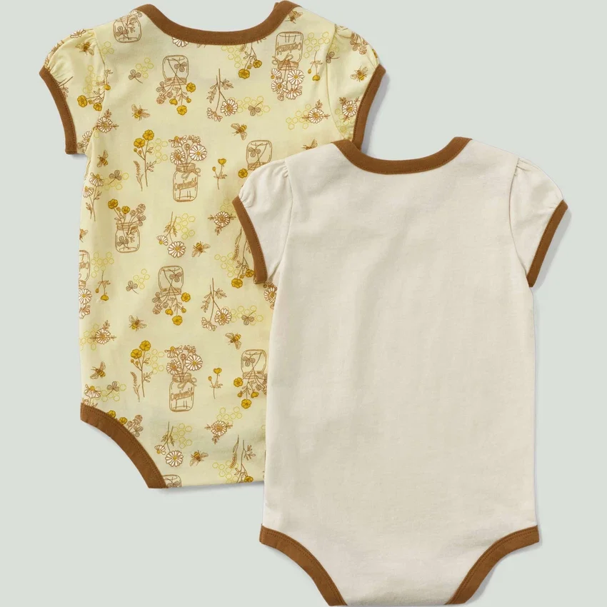 2-teiliges Set mit Armlingen für Mädchen mit Bienenprint (Baby)