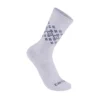 2er-Pack Fairisle-Crew-Socken für Damen aus mittelschwerer Synthetik-Wollmischung