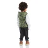 3-teiliges Set für Knaben: Camouflage-Weste, Langarm-Hemd und Hose (Kleinkinder)