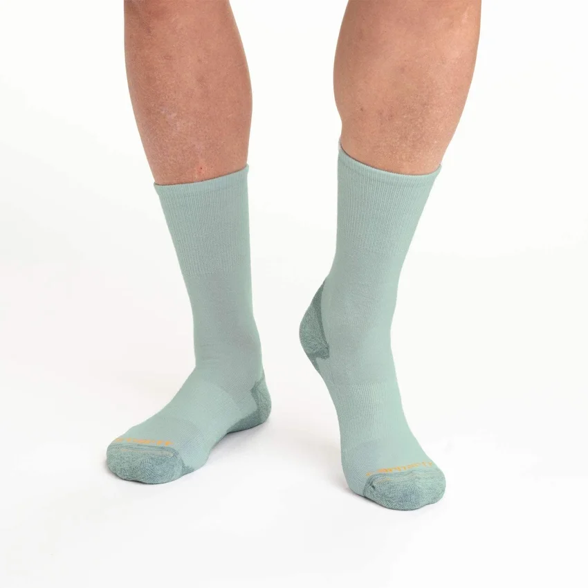 3er-Pack bequeme Damen-Crew-Socken aus mittelschwerer Baumwolle und Tencel