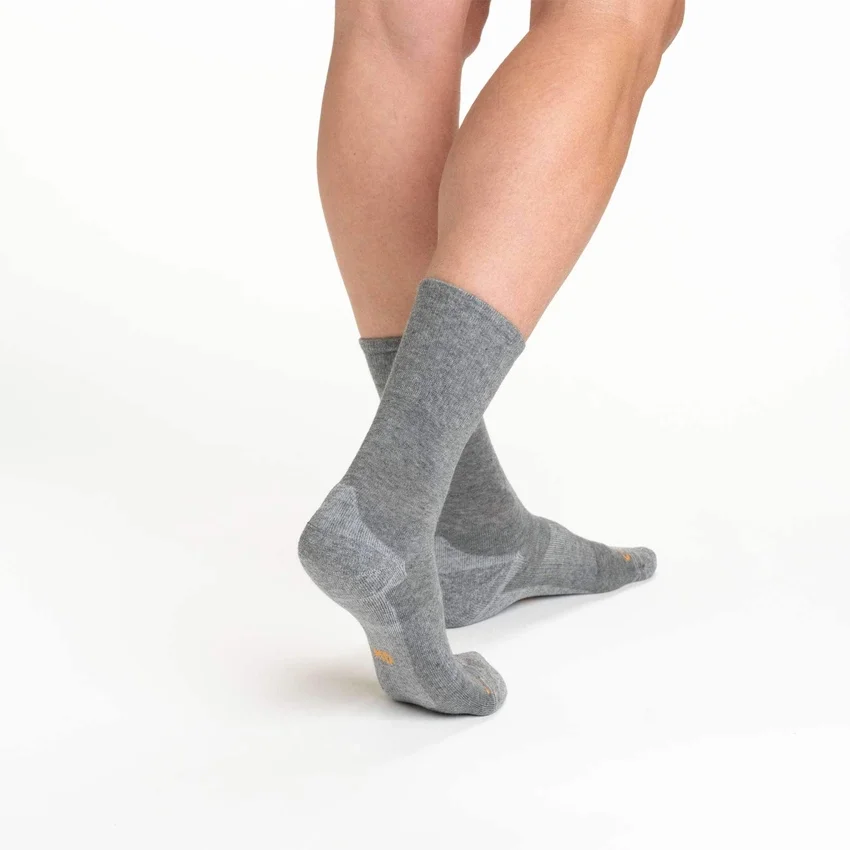 3er-Pack bequeme Damen-Crew-Socken aus mittelschwerer Baumwolle und Tencel