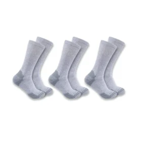 3er-Pack mittelschwere Crew-Socken aus Baumwollmischung