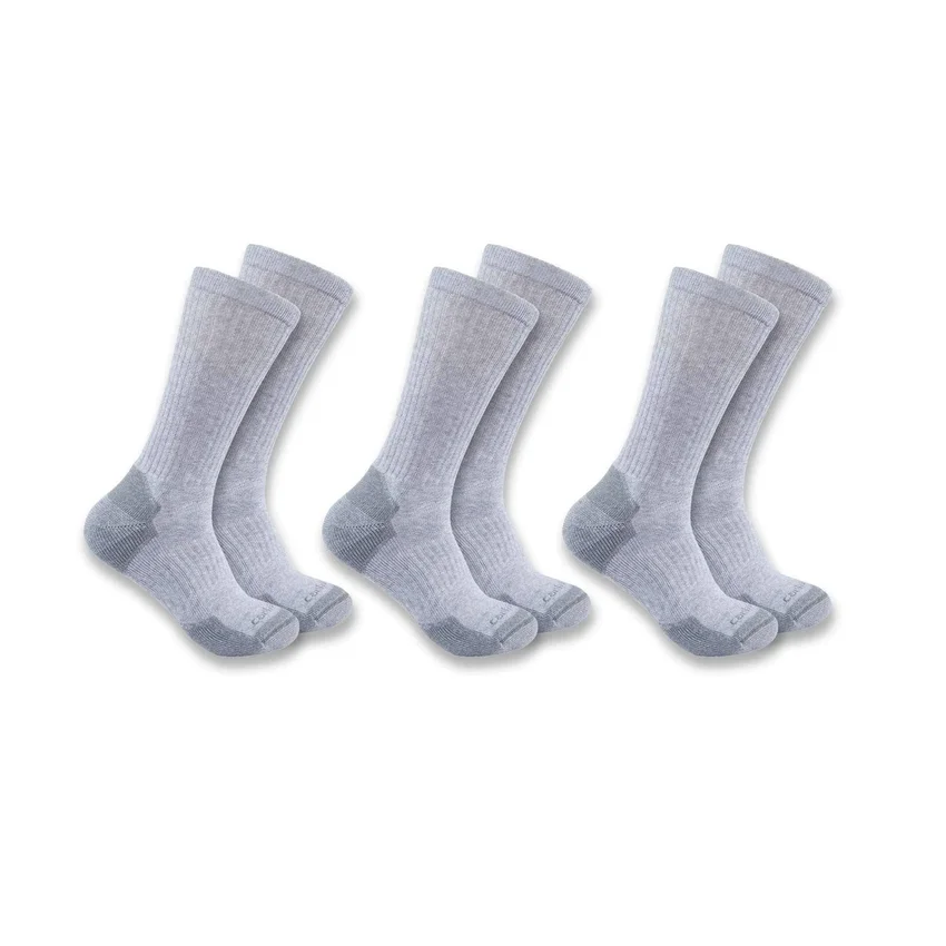 3er-Pack mittelschwere Crew-Socken aus Baumwollmischung