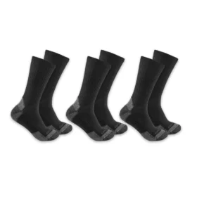 3er-Pack mittelschwere Crew-Socken aus Baumwollmischung
