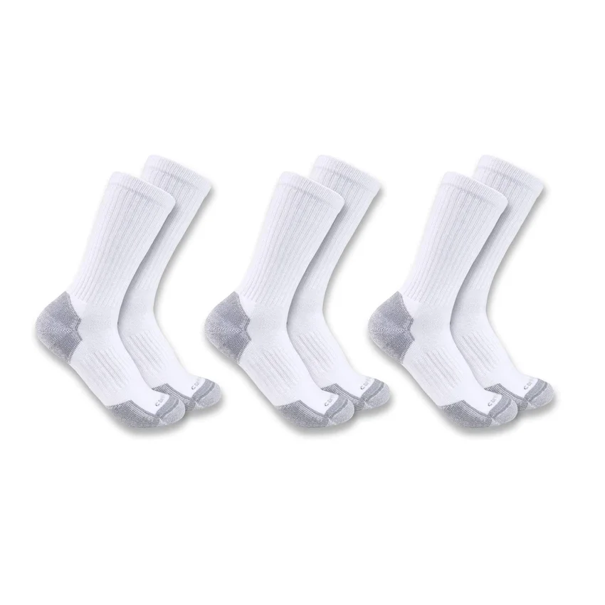 3er-Pack mittelschwere Crew-Socken aus Baumwollmischung