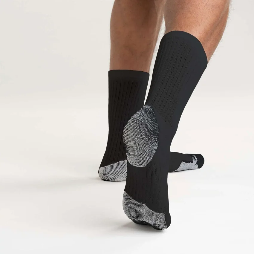 3er-Pack mittelschwere Crew-Socken aus Baumwollmischung
