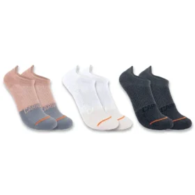 3er-Pack mittelschwere No-Show-Socken für Damen