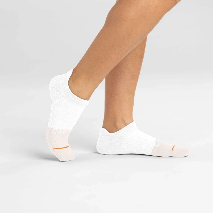 3er-Pack mittelschwere No-Show-Socken für Damen