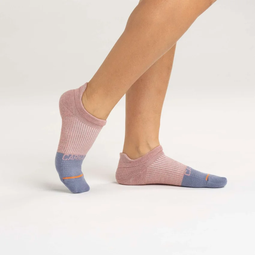 3er-Pack mittelschwere No-Show-Socken für Damen
