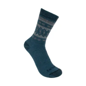 4er-Pack Crew-Socken für Damen aus schwerer Synthetik-Wollmischung