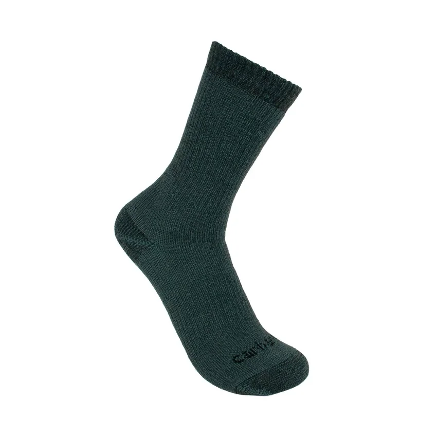 4er-Pack Crew-Socken für Damen aus schwerer Synthetik-Wollmischung