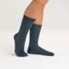4er-Pack Crew-Socken für Damen aus schwerer Synthetik-Wollmischung