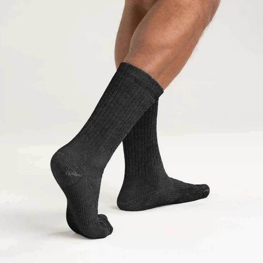 4er-Pack strapazierfähige Crew-Socken