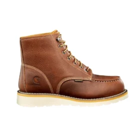 6″ wasserdichter Moc-Arbeitsstiefel mit Stahlkappe und Keilabsatz