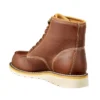 6" wasserdichter Moc-Arbeitsstiefel mit Stahlkappe und Keilabsatz