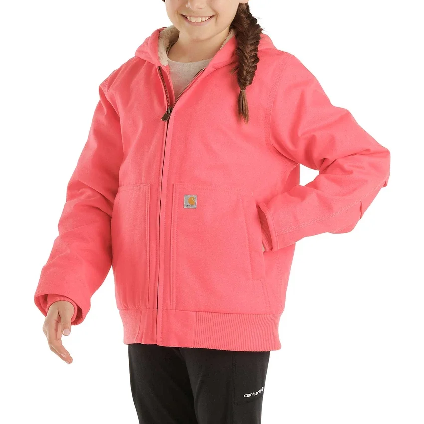 Active Jac Langarm-Flanellhemd für Mädchen mit Sherpa-Futter (Kinder/Jugend)