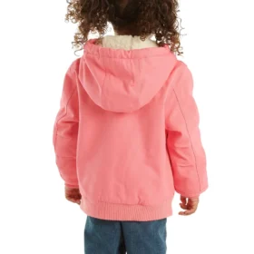 Active Jac mit Kapuze, gefüttert, aus Canvas und Reissverschluss vorne für Mädchen (Baby/Kleinkind)