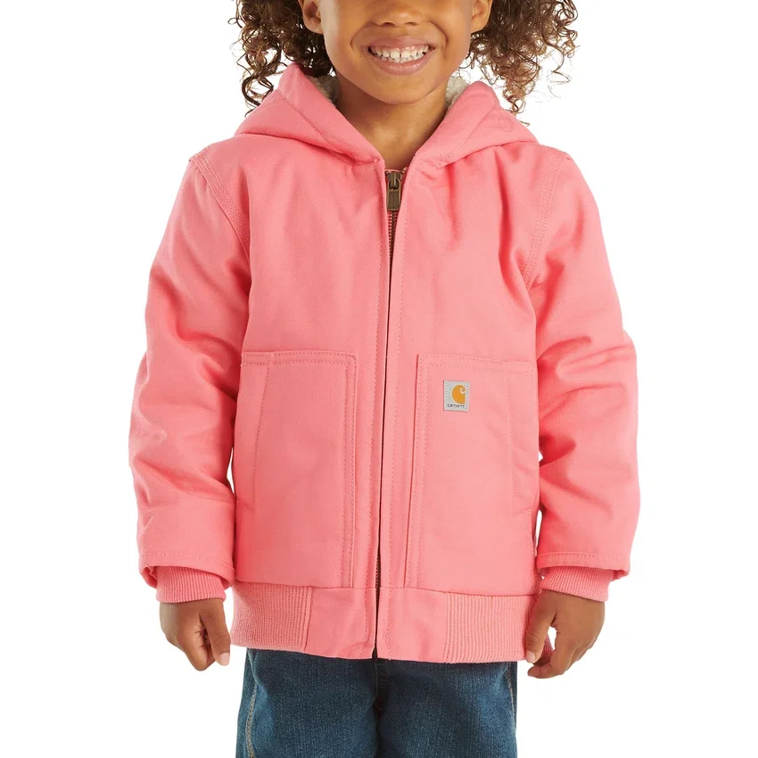 Active Jac mit Kapuze, gefüttert, aus Canvas und Reissverschluss vorne für Mädchen (Baby/Kleinkind)