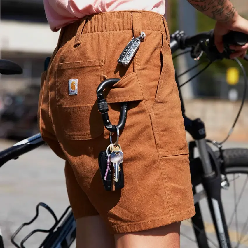 Ashland Stretch-Canvas-Arbeitsshorts für Damen