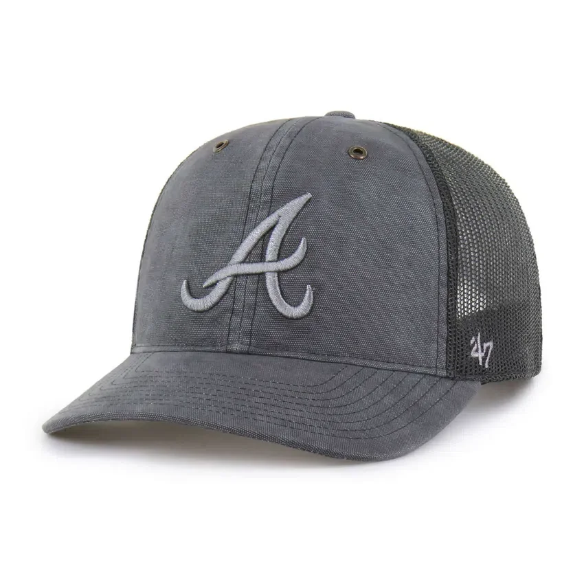 Atlanta Braves '47 Dyed Trucker, lockere Passform
