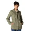Atmungsaktiver Tencel-Canvas-Mantel für Damen