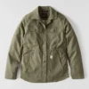 Atmungsaktiver Tencel-Canvas-Mantel für Damen