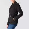 Atmungsaktiver Tencel-Canvas-Mantel für Damen
