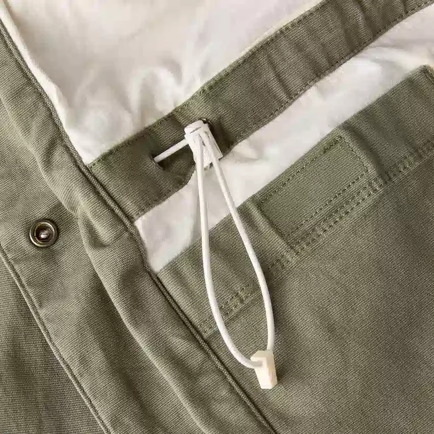 Atmungsaktiver Tencel-Canvas-Mantel für Damen