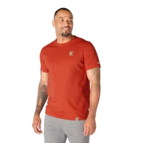 Atmungsaktives, feuchtigkeitsableitendes Herren-T-Shirt mit Logo aus der «Force»-Serie