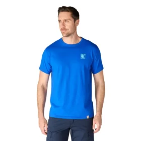 Atmungsaktives, feuchtigkeitsableitendes Herren-T-Shirt mit Logo aus der «Force»-Serie