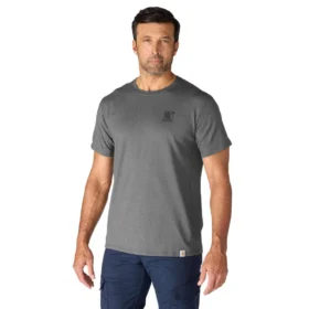 Atmungsaktives, feuchtigkeitsableitendes Herren-T-Shirt mit Logo aus der «Force»-Serie