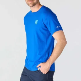 Atmungsaktives, feuchtigkeitsableitendes Herren-T-Shirt mit Logo aus der «Force»-Serie