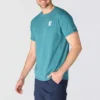 Atmungsaktives, feuchtigkeitsableitendes Herren-T-Shirt mit Logo aus der «Force»-Serie