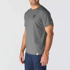 Atmungsaktives, feuchtigkeitsableitendes Herren-T-Shirt mit Logo aus der «Force»-Serie