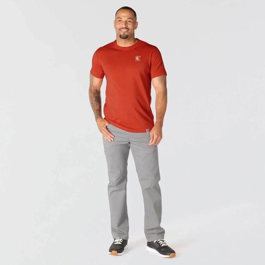 Atmungsaktives, feuchtigkeitsableitendes Herren-T-Shirt mit Logo aus der «Force»-Serie