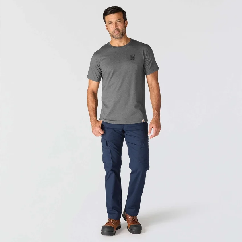 Atmungsaktives, feuchtigkeitsableitendes Herren-T-Shirt mit Logo aus der «Force»-Serie